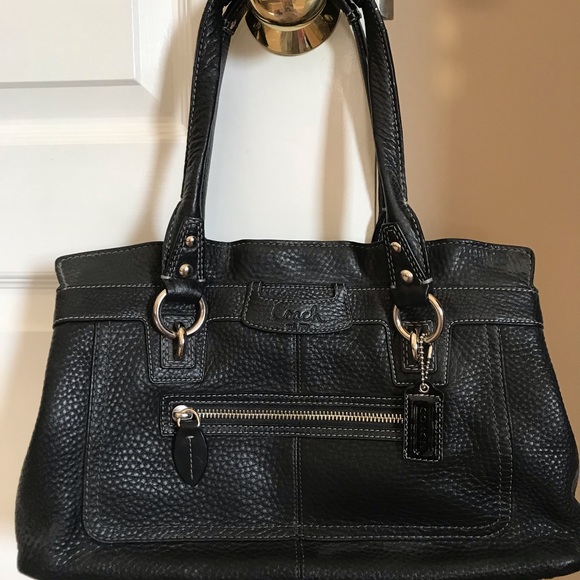 Coach Handbags - Black Coach Shoulder Bag